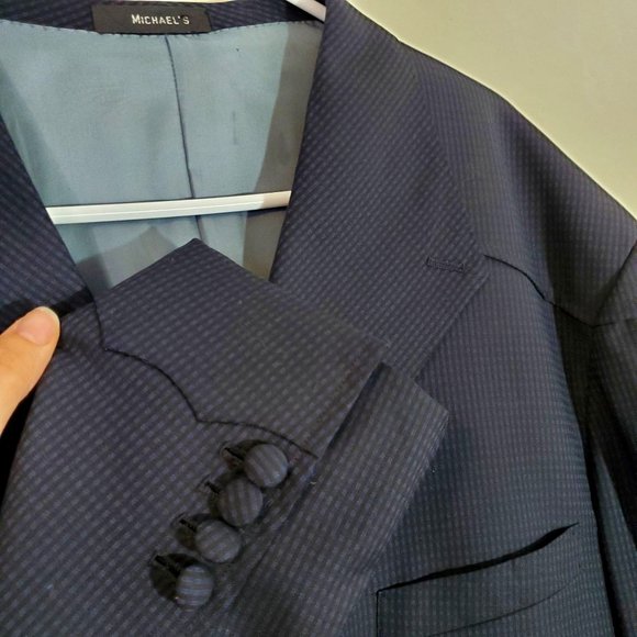 Vintage Men's Gianni Versace Blazer Suit Jacket by Michael's - Picture 4 of 10